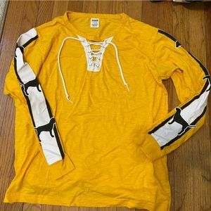 Pink long sleeve shirt